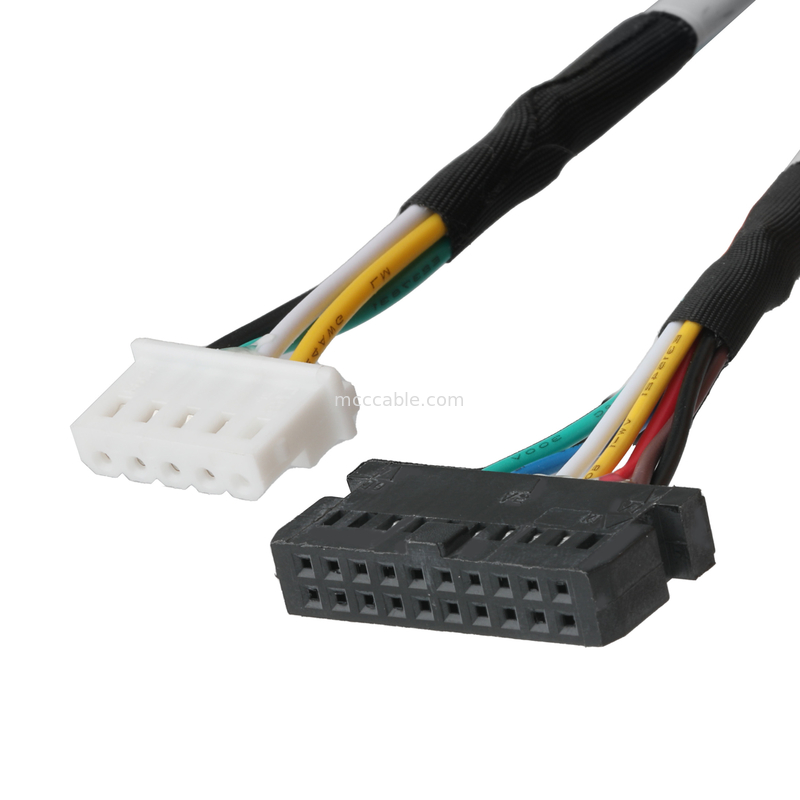 CABLE LVDS LHE PHSD 30P Picth 2.0 mm a A2545 20P Picth 2.54 mm alambre UL1007 24AWG color ver PIN-OUT OEM / ODM