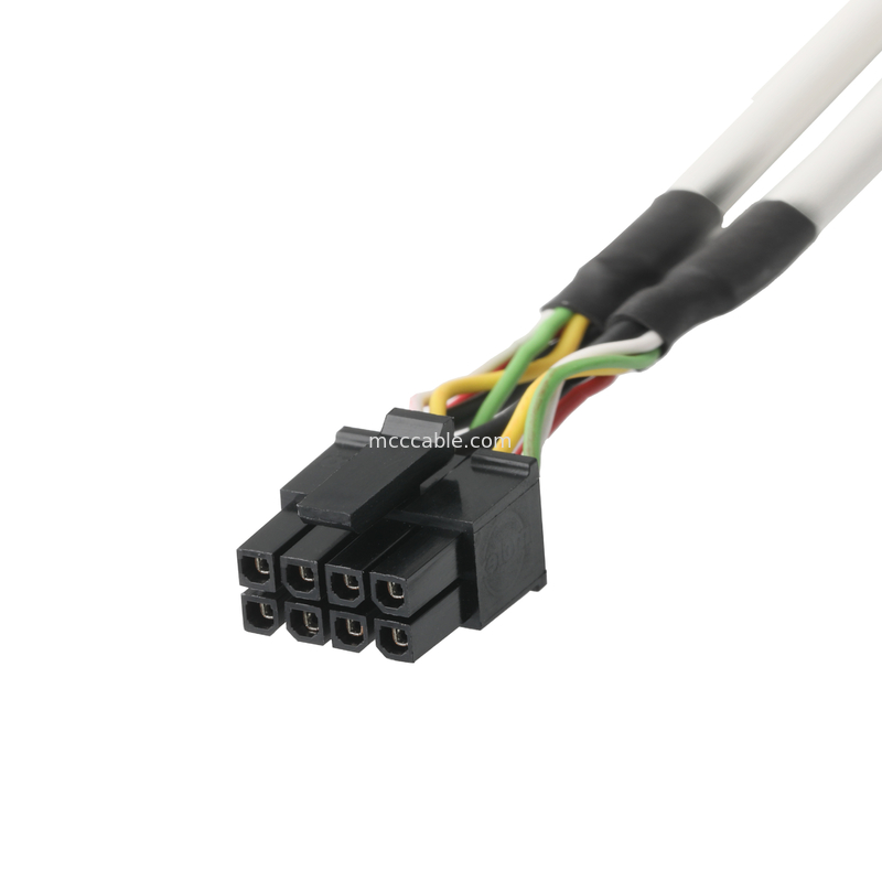 Adaptador de cable LVDS DB-15P FEMEÑA a HSG 43025-0800 8P y 691352710003 3P Terminal masculino verde Cable de conexión OEM / ODM