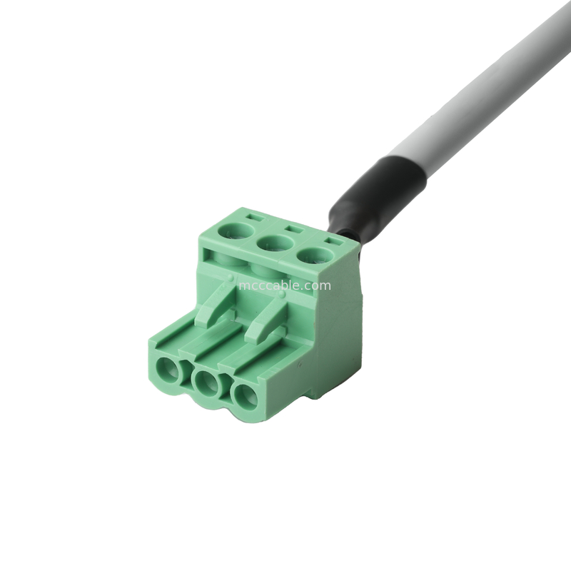 Adaptador de cable LVDS DB-15P FEMEÑA a HSG 43025-0800 8P y 691352710003 3P Terminal masculino verde Cable de conexión OEM / ODM