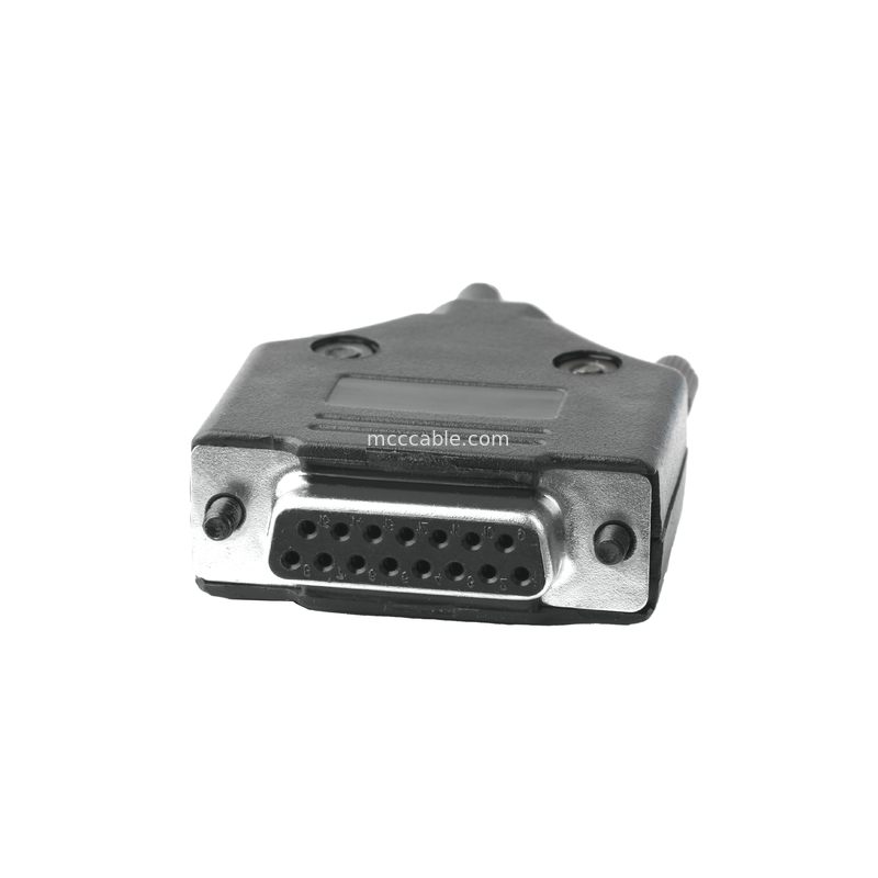 Adaptador de cable LVDS DB-15P FEMEÑA a HSG 43025-0800 8P y 691352710003 3P Terminal masculino verde Cable de conexión OEM / ODM