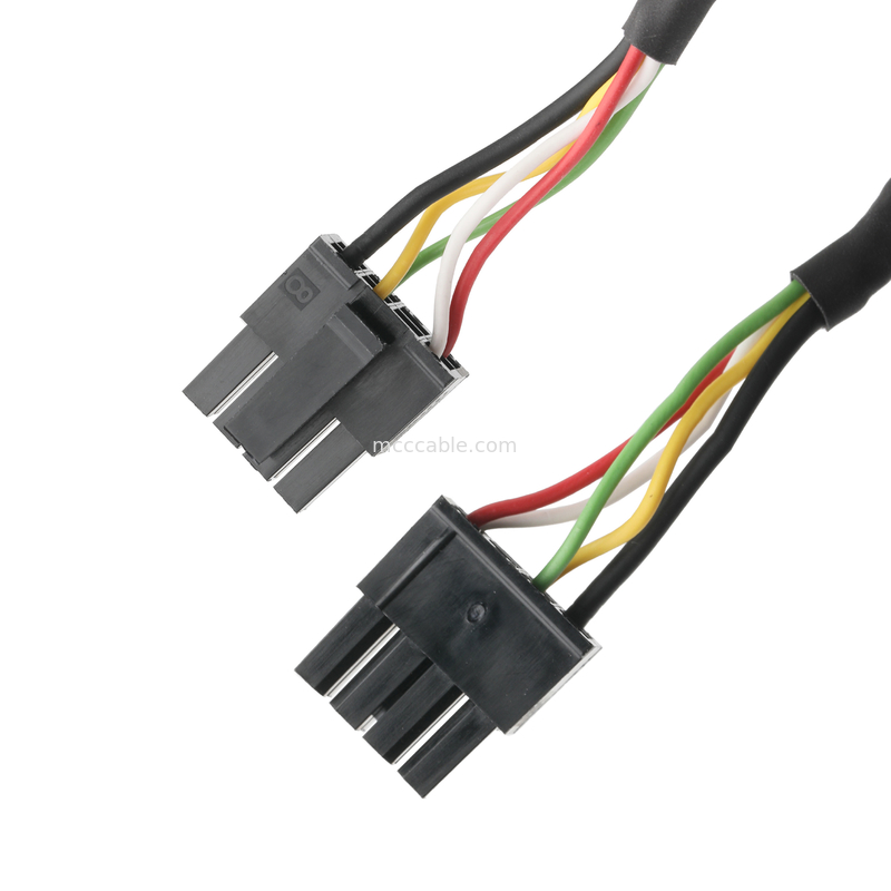 LVDS CABLE Hombre 43025-0800 8P Picth 3.0mm MX a HSG Hombre 43020-0401 4P Pitch 3.0mm MX OEM / ODM longitud del cable personalizar