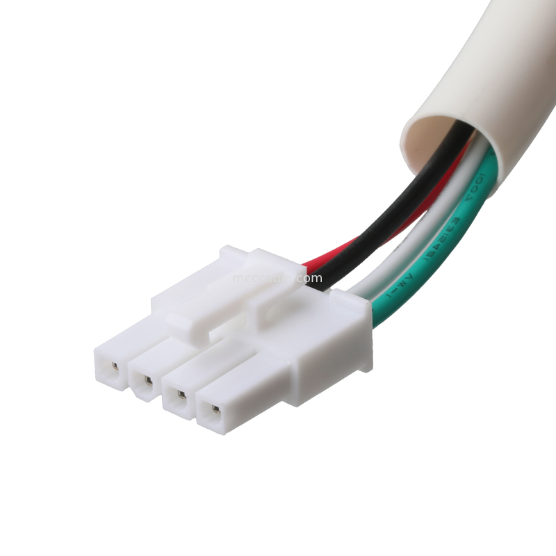 Molex HSG 4P a RCPT HSG 4P Pitch 4.2mm UL1007 18AWG 300V 80C OEM / ODM Lenguaje personalizado