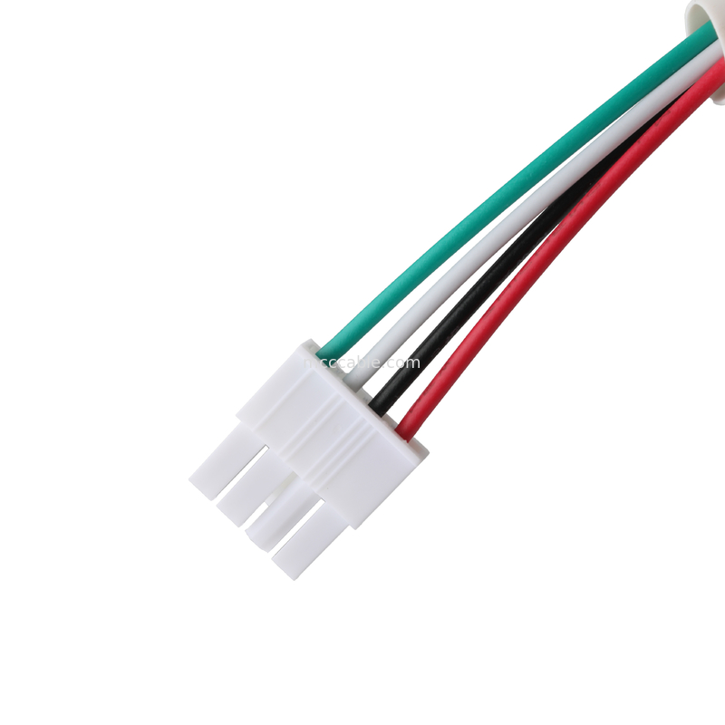 Molex HSG 4P a RCPT HSG 4P Pitch 4.2mm UL1007 18AWG 300V 80C OEM / ODM Lenguaje personalizado