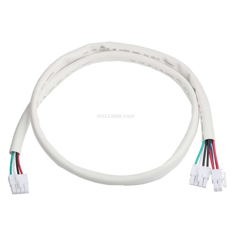 Molex HSG 4P a RCPT HSG 4P Pitch 4.2mm UL1007 18AWG 300V 80C OEM / ODM Lenguaje personalizado