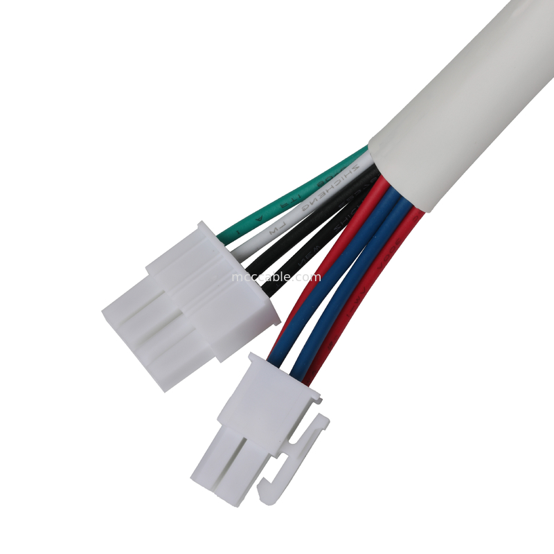 Molex HSG 4P a RCPT HSG 4P Pitch 4.2mm UL1007 18AWG 300V 80C OEM / ODM Lenguaje personalizado