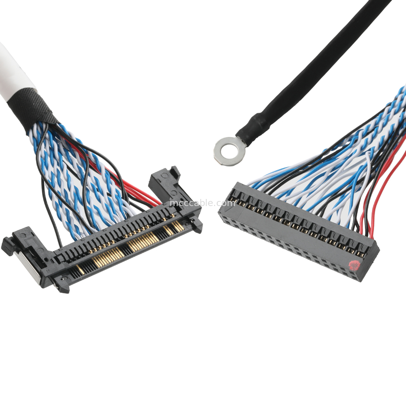 Los cables LVDS se ensamblan de acuerdo con las especificaciones del fabricante y de los fabricantes.