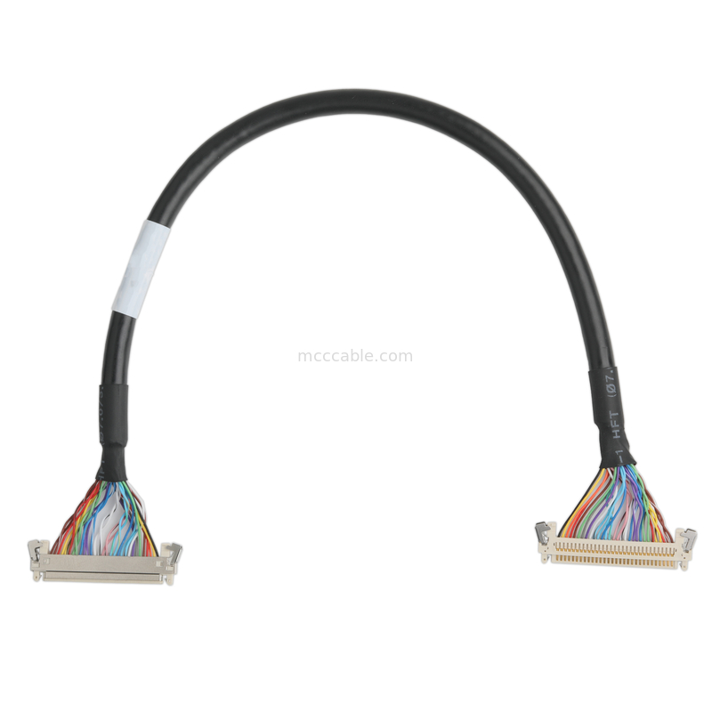 CABLE LCD JAE FI-X30HL Conector de cable de placa base de pantalla UL20276 AWG30 con trenzas y etiqueta UL