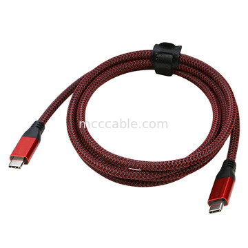 USB 4 a Thunderbolt a USB 4 Cable de extensión de Thunderbolt de 40 Gbps USB C soporte de PD 100/240W 20V5A Transferencia de 40 Gbps