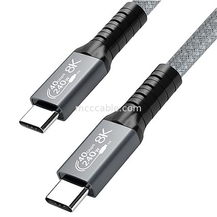 usb c rayo usb 4 a usb c usb 4 Transmisión de alta velocidad rayo 4 cable de protocolo de interfaz OEM / ODM