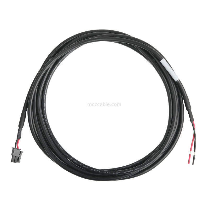 Cable LVDS HSG 43025-0200 MX3.0 2P Picth 3.0mm MX hasta el bloque terminal OEM / ODM longitud personalizada