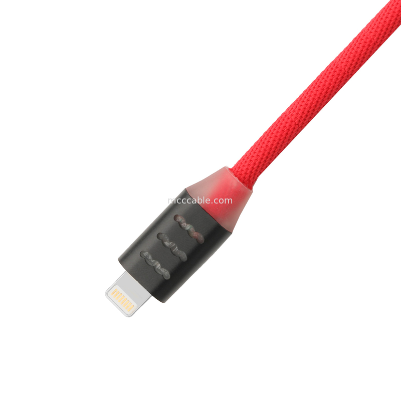 Cable USB C a Lightning para la carga rápida de teléfonos Samsung y Apple OEM / ODM