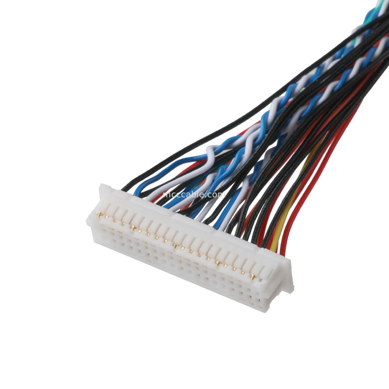 El cable LVDS FI-X30HL 30P a DF20A-40P o 9P HSG es un conector coaxial de cable OEM/ODM