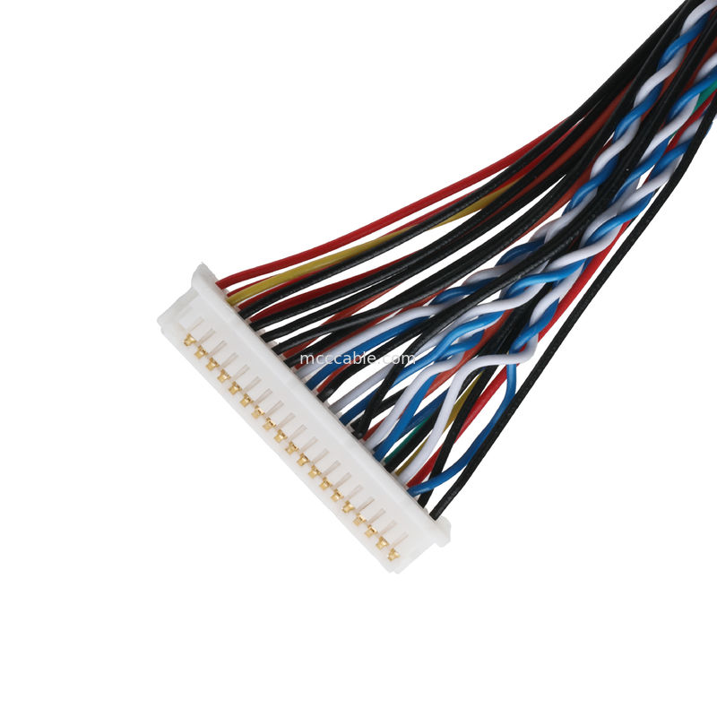 El cable LVDS FI-X30HL 30P a DF20A-40P o 9P HSG es un conector coaxial de cable OEM/ODM