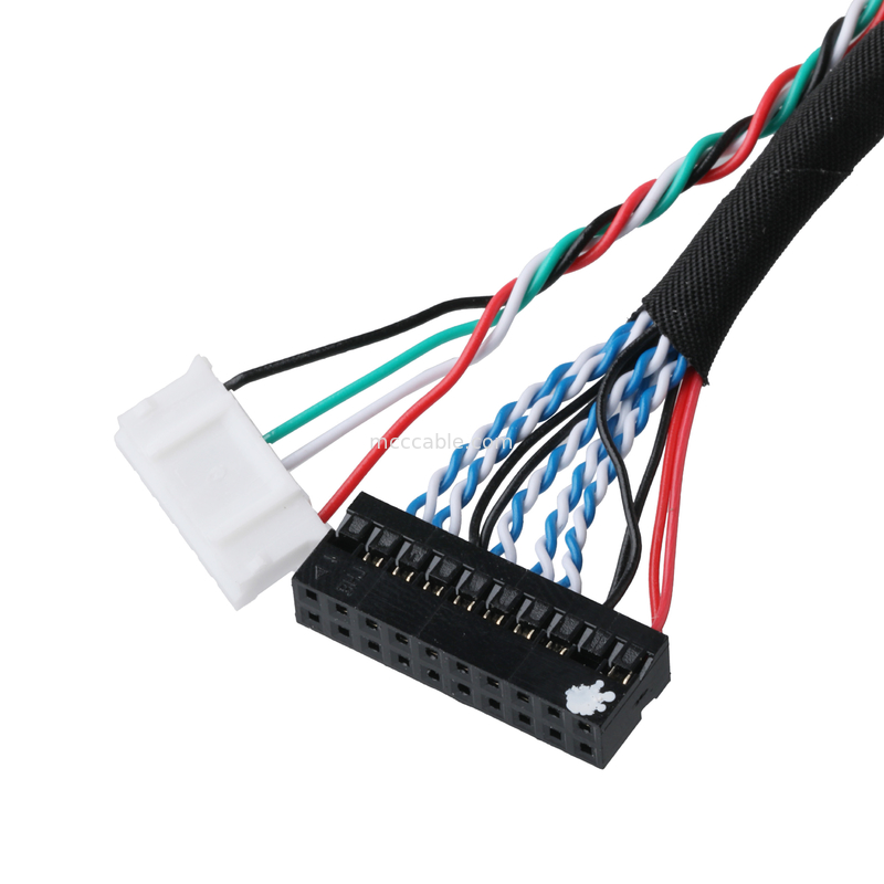 DF14-20P-1.25H a DH2.0-T Terminal y PH2.0-6P Conector Conectores de cables LVDS para transferencia de datos de señal