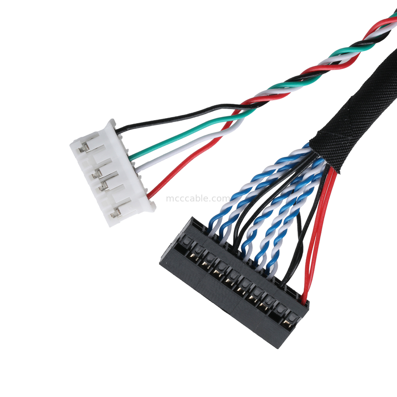 DF14-20P-1.25H a DH2.0-T Terminal y PH2.0-6P Conector Conectores de cables LVDS para transferencia de datos de señal
