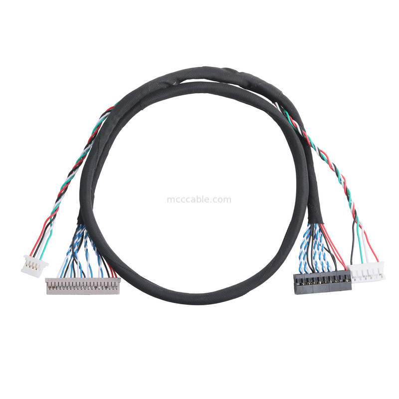 DF14-20P-1.25H a DH2.0-T Terminal y PH2.0-6P Conector Conectores de cables LVDS para transferencia de datos de señal