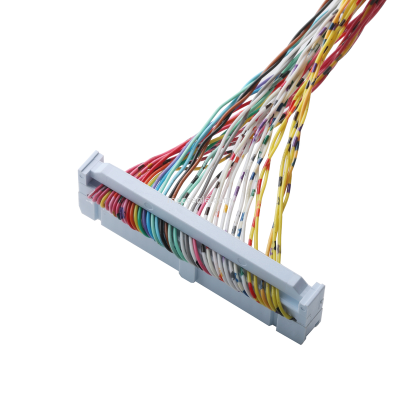 Conector 89140-0101 RCPT 40P IDC 26-28AWG GOLD Directo a través de los centros NPT con anillo de sellado integral