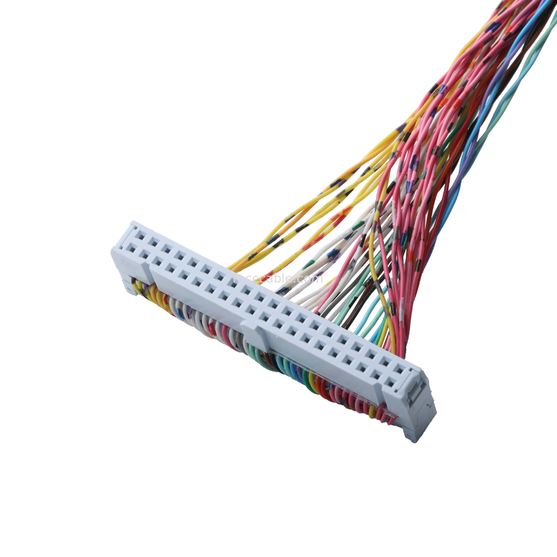 Conector 89140-0101 RCPT 40P IDC 26-28AWG GOLD Directo a través de los centros NPT con anillo de sellado integral