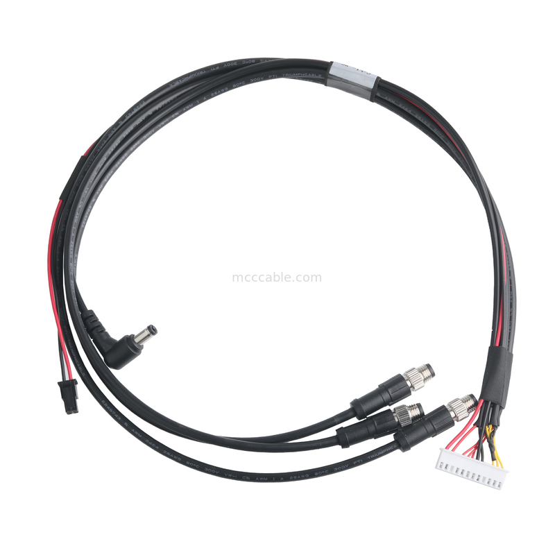 XHB-12P a M8 Conexión de cable de ensamblaje y conexión de DC o 43025-0400 Conexión de paso de 3,0 mm OEM / ODM