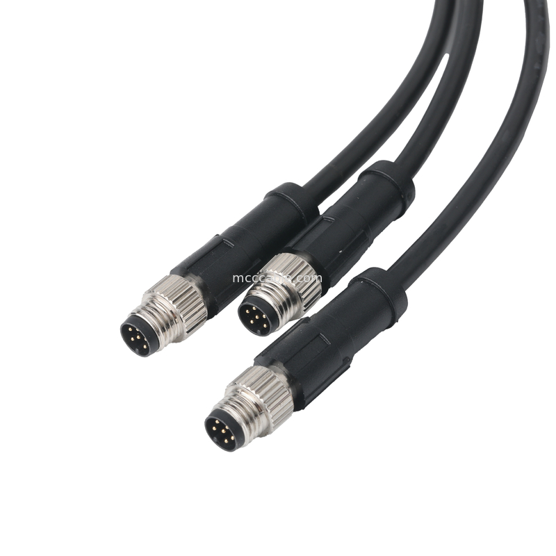XHB-12P a M8 Conexión de cable de ensamblaje y conexión de DC o 43025-0400 Conexión de paso de 3,0 mm OEM / ODM