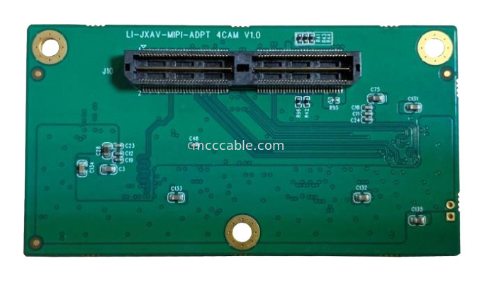 Micro Coax LI-JXAV-MIPI-ADPT-4CAM placa de cámara y conector de cámara de diseño FAW-1233-02 cable OEM/ODM