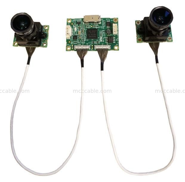 Micro Coax LI-JXAV-MIPI-ADPT-6CAM a LI-IMX290-MIPI-M12 FAW-1233-03 Cable Junta de cámara de Nvidia y conector de cámara de diseño