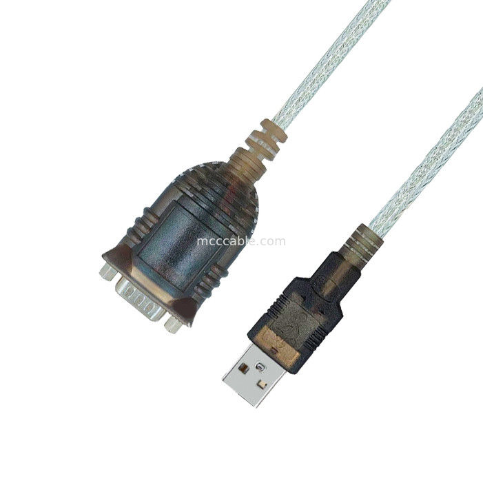 PL2303GT RS232 cable serie USB a DB9 pin macho COM cable USB serie soporta OEM / ODM