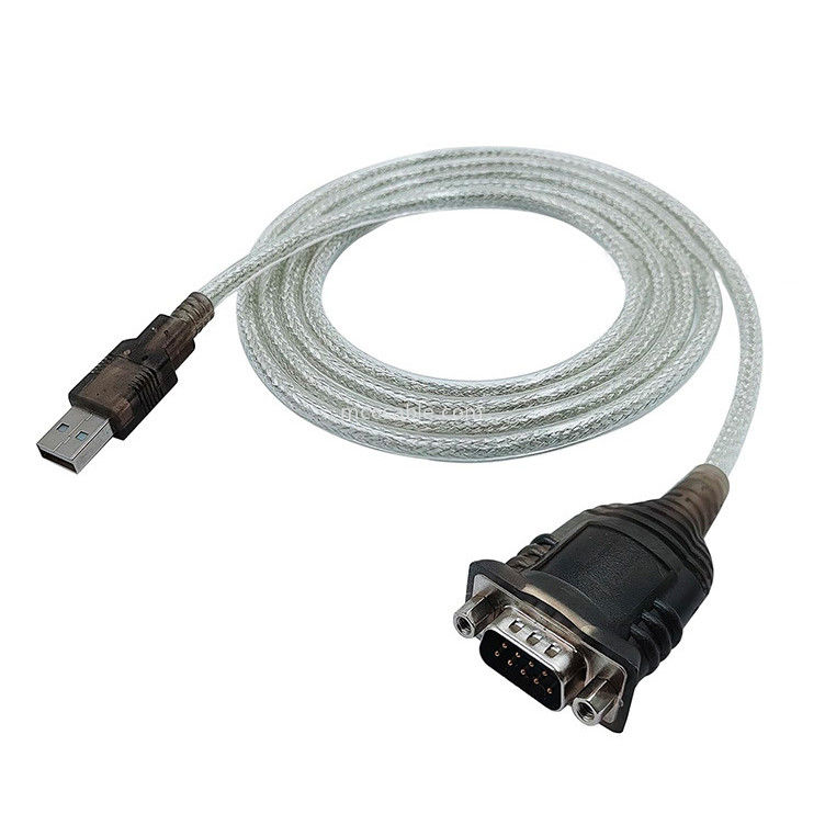 PL2303GT RS232 cable serie USB a DB9 pin macho COM cable USB serie soporta OEM / ODM