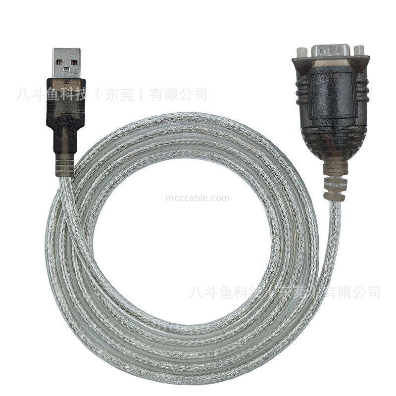 PL2303GT RS232 cable serie USB a DB9 pin macho COM cable USB serie soporta OEM / ODM