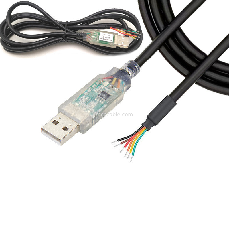 Chip original USB a RS485 Cable de datos de puerto serie USB-RS485-WE-5000-BT, admite la personalización de diferentes interfaces
