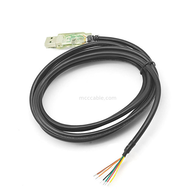 Chip original USB a RS485 Cable de datos de puerto serie USB-RS485-WE-5000-BT, admite la personalización de diferentes interfaces