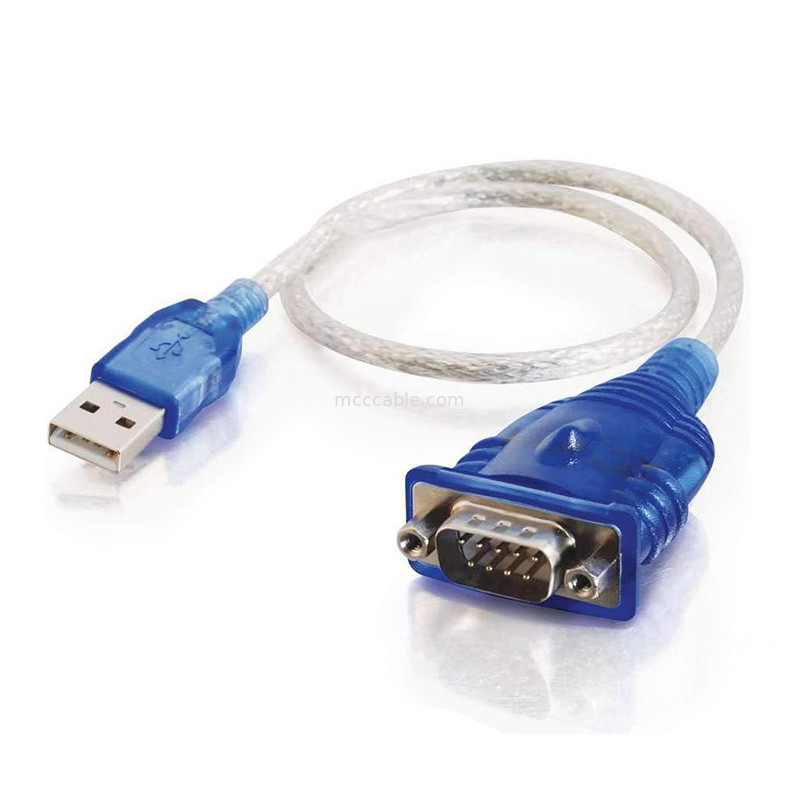 PL2303GT USB a cable de serie USB-A a DB-9P Interfaz de conector, protocolo de serie RS232-340, soporta longitud de cable personalizada