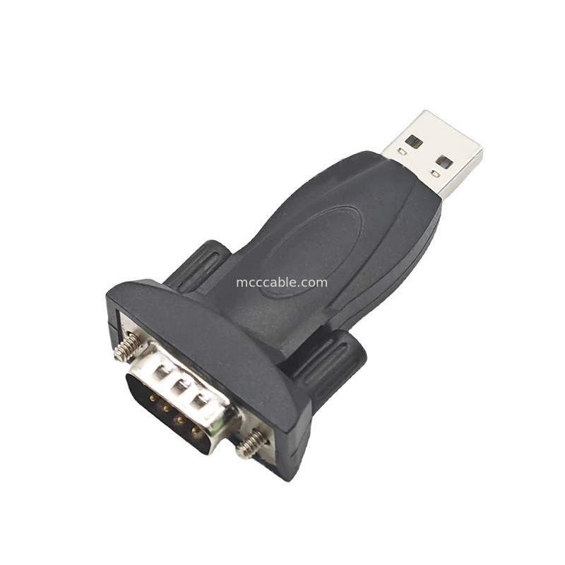 Conectores industriales USB RS232 Cable de serie DB-9Pin Hombre USB Cable de serie soporta PL2303\CH340 Adaptador de protocolo