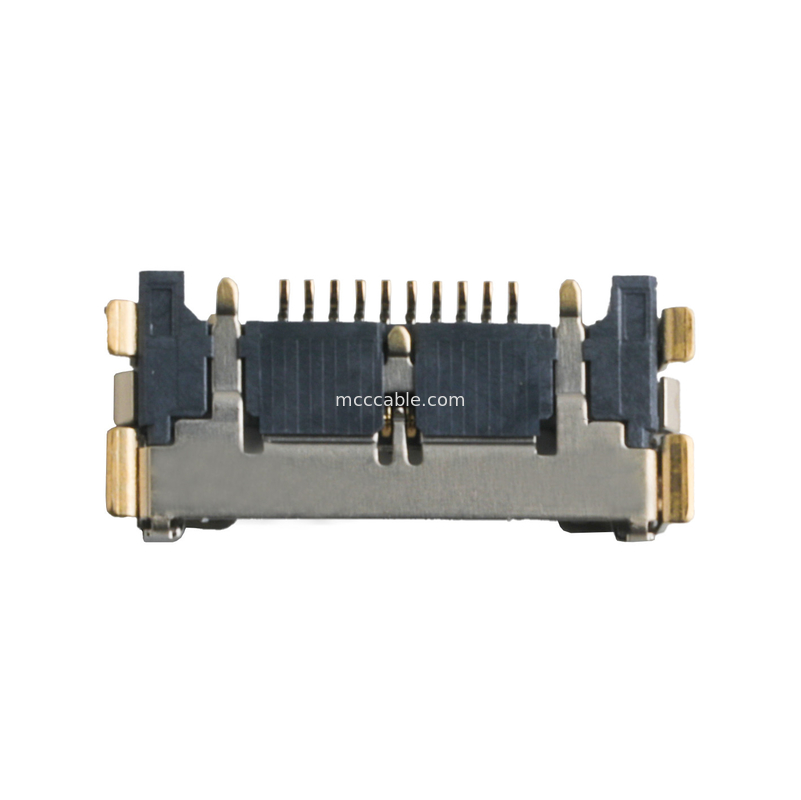 Bloque de terminales de conector de cables microcoaxial de la serie CA 20525-210E-02