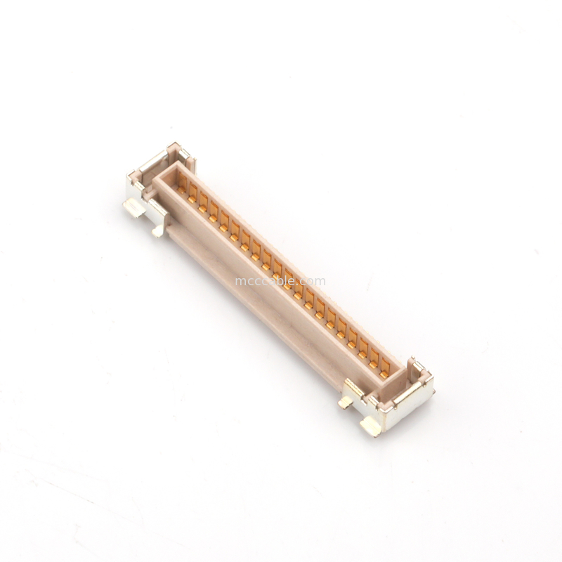 20323-040E-11 Conectores micro-coaxial de inclinación de 0,5 mm Conector de placa de transmisión de señales de pantalla LVDS OEM/ODM
