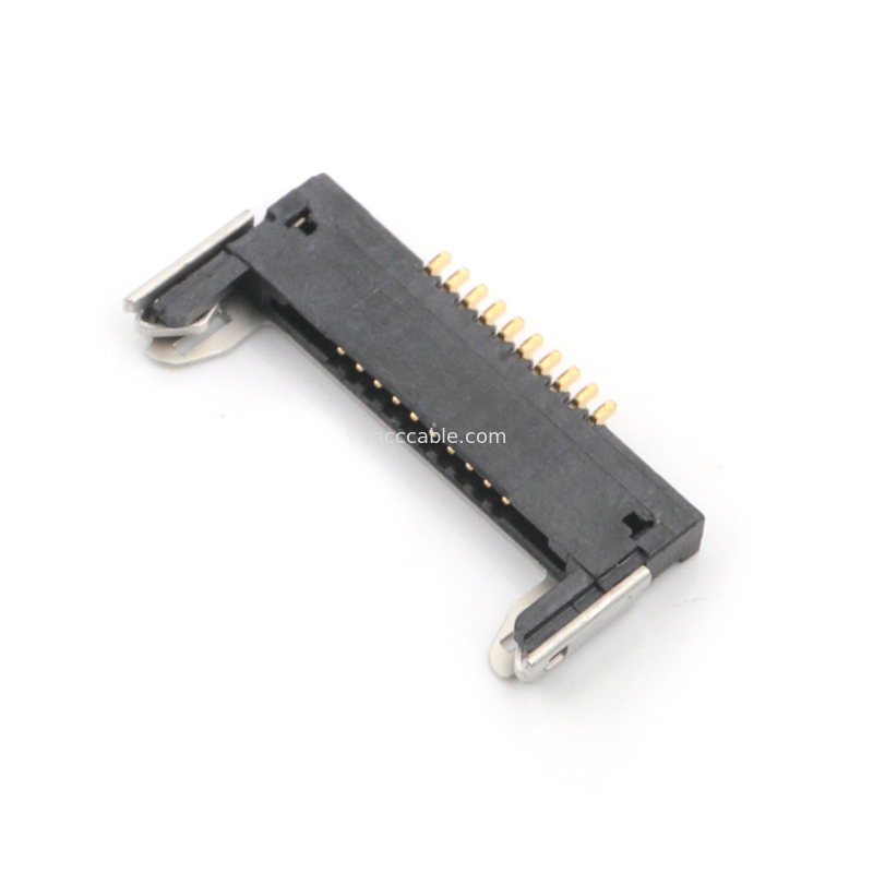 20345-010T-32R 20347-310T-12R Conector microcoaxial de tipo de apareamiento horizontal con inclinación de 0,5 mm