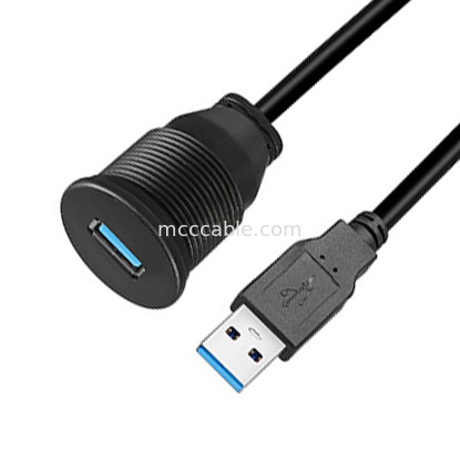 Arneses personalizados USB3.0 cables de panel de instrumentos de automóviles USB3.0 cable de extensión de macho a hembra cable a prueba de agua