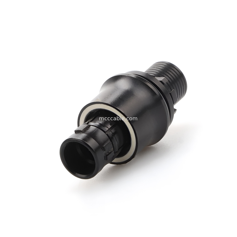 Conector circular industrial impermeable a agua de la serie X 8P Conector militar femenino - Transmisión de datos de alta velocidad