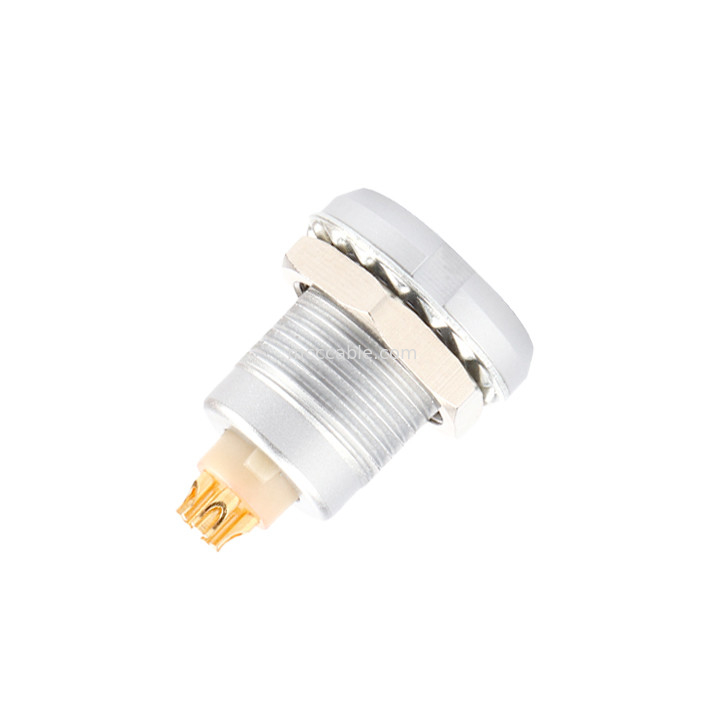 Conector industrial resistente al agua Serie B Z2 5Pin Doble Nut Soldadura de la placa de circuito impreso Pin Core (derecho y en ángulo)