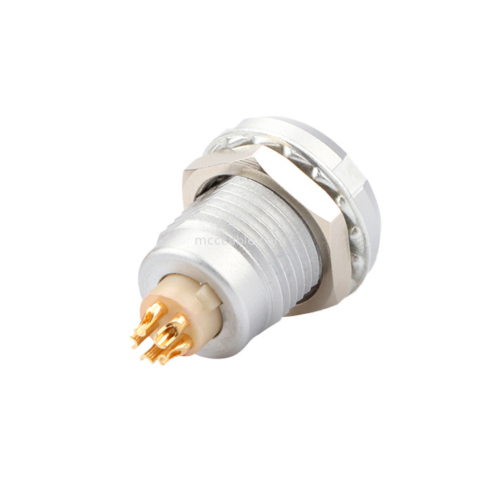 Conector industrial resistente al agua Serie B Z2 5Pin Doble Nut Soldadura de la placa de circuito impreso Pin Core (derecho y en ángulo)