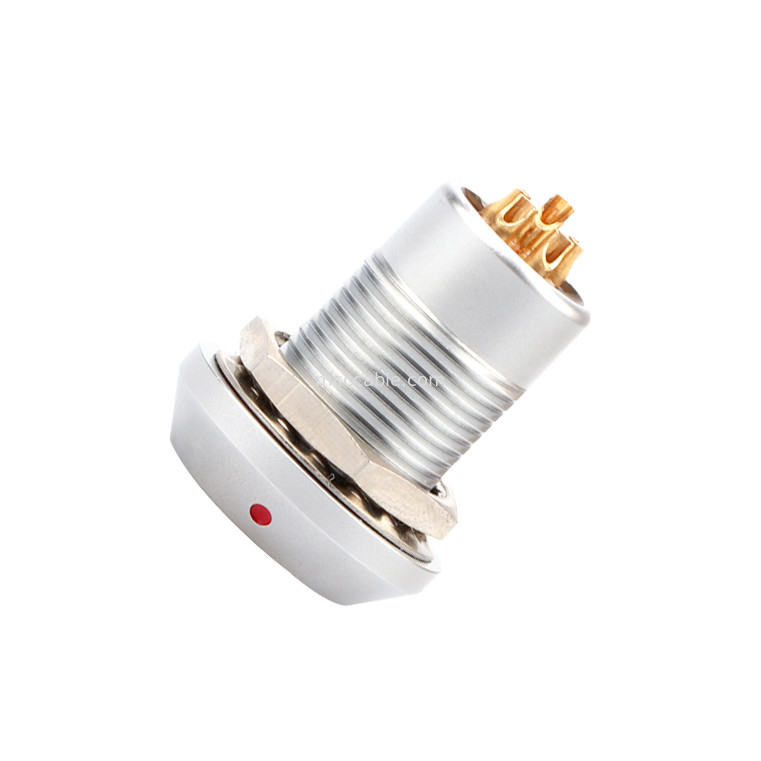 Conector de autobloqueo de empuje-tirón Conectores circulares Serie B Z8 6Pin Femenino