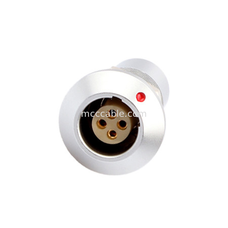 Conector circular a prueba de agua Serie B Z7 4P Femenino Alcance a vacío sellado a prueba de agua, tuerca fija fija IP68