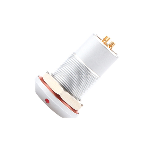 Conector circular a prueba de agua Serie B Z7 4P Femenino Alcance a vacío sellado a prueba de agua, tuerca fija fija IP68