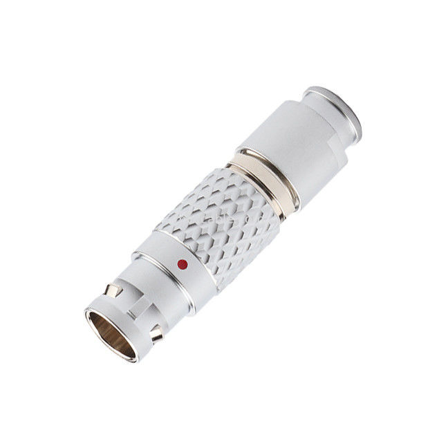 Conector de autobloqueo de empuje-tirón Serie LEB FGG.1B Conector circular industrial de enchufe masculino de aviación