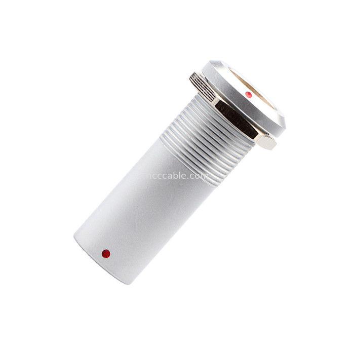 Conectores circulares médicos industriales militares de la serie B Z19 16P con doble paso fijo, tuerca fija, pines fijos en ambos extremos