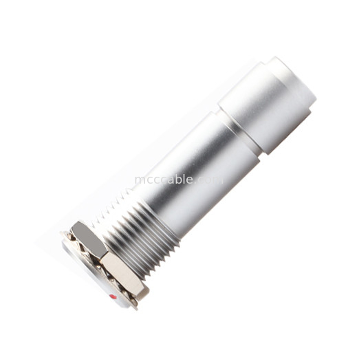 Conector circular industrial impermeable Serie B Z10 6P femenino de interior Universal Doble Clampada de tuerca para fijar el cable