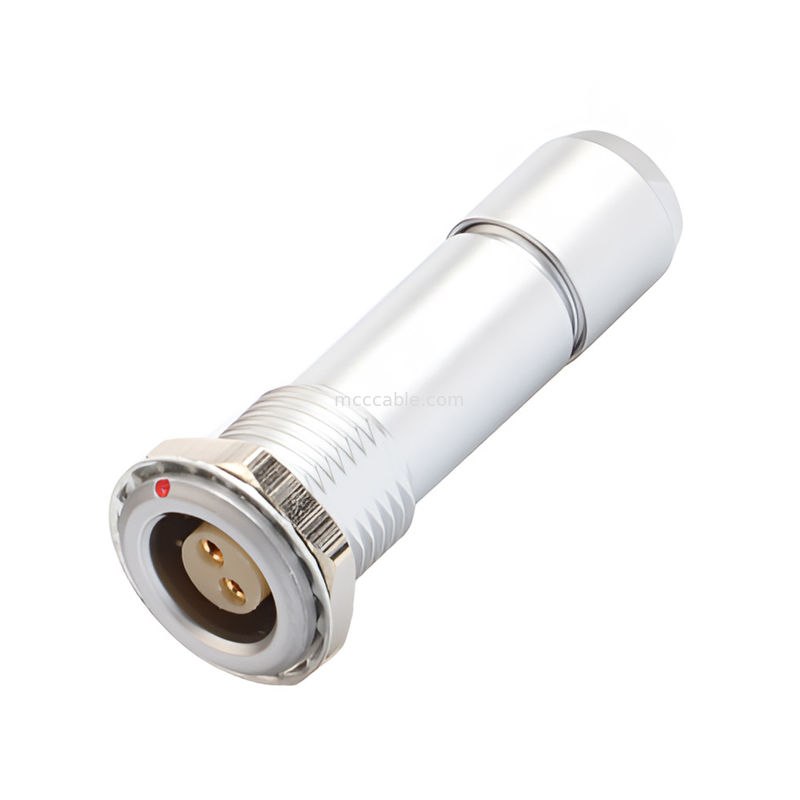 Conector de empuje-tirón Serie B Z9 2P Convertidor de doble canal para aviación médica, investigación científica, militar