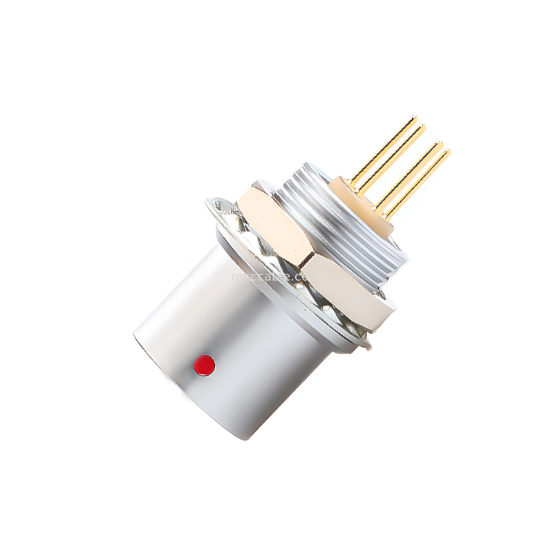 Conector de bloqueo automático de empuje-tirón Control industrial circular Serie B Z6 Conector de 6 pines Sensor de señal de mujer a 6 pines
