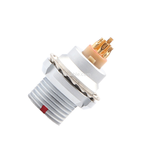 Serie redonda impermeable con bloqueo automático por empuje-tirón Z3 8Pin Para fijación externa del conector del chasis