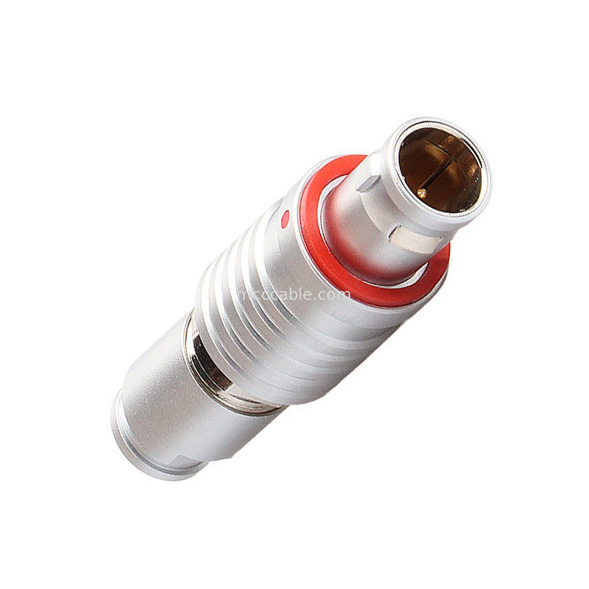 Push-pull autobloqueador T6 con enchufe sellado IP54 Conector industrial, conector circular impermeable Serie MB